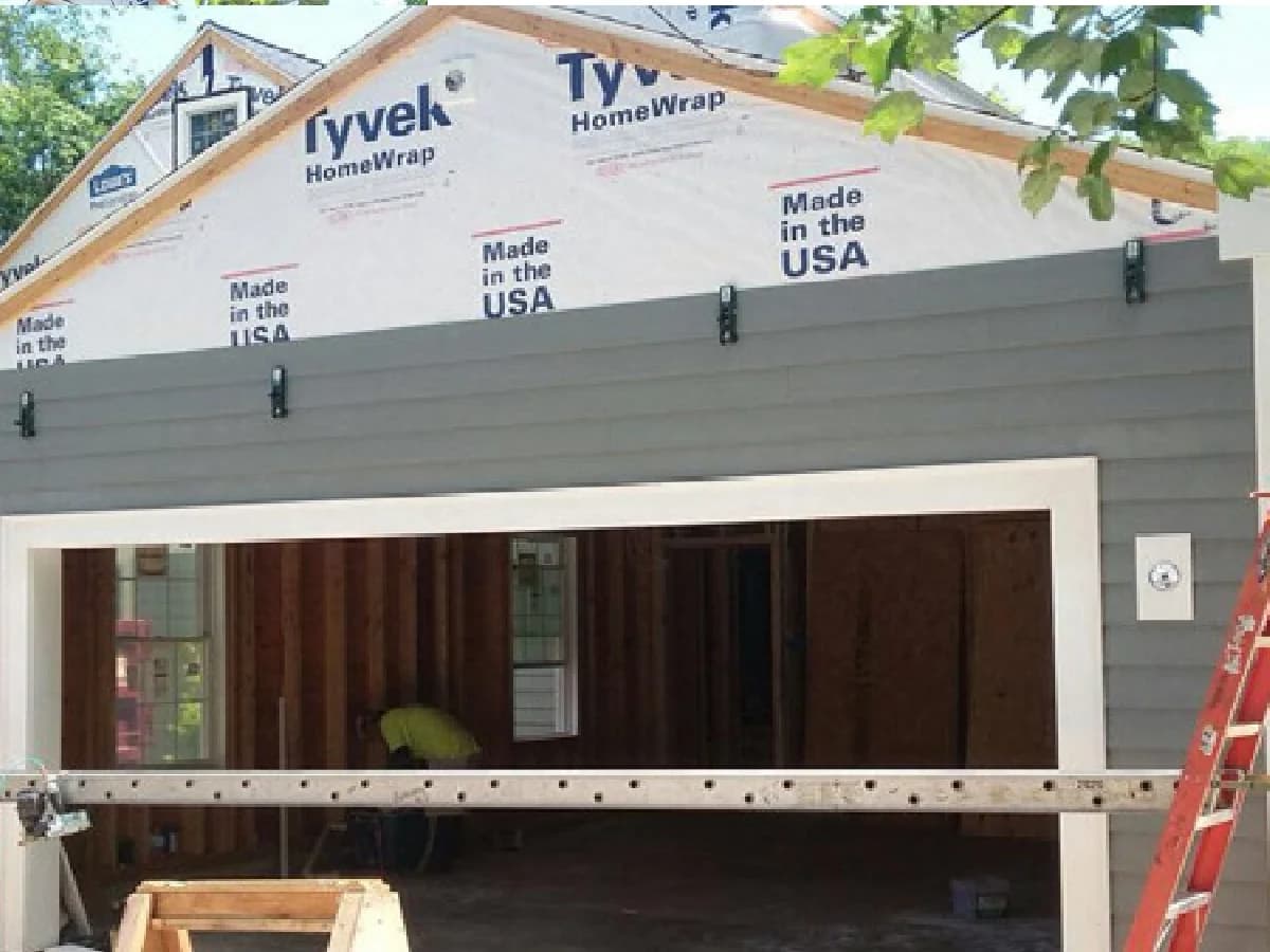 Fiber cement siding installation detail