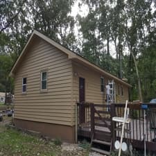 Cedar impression siding example