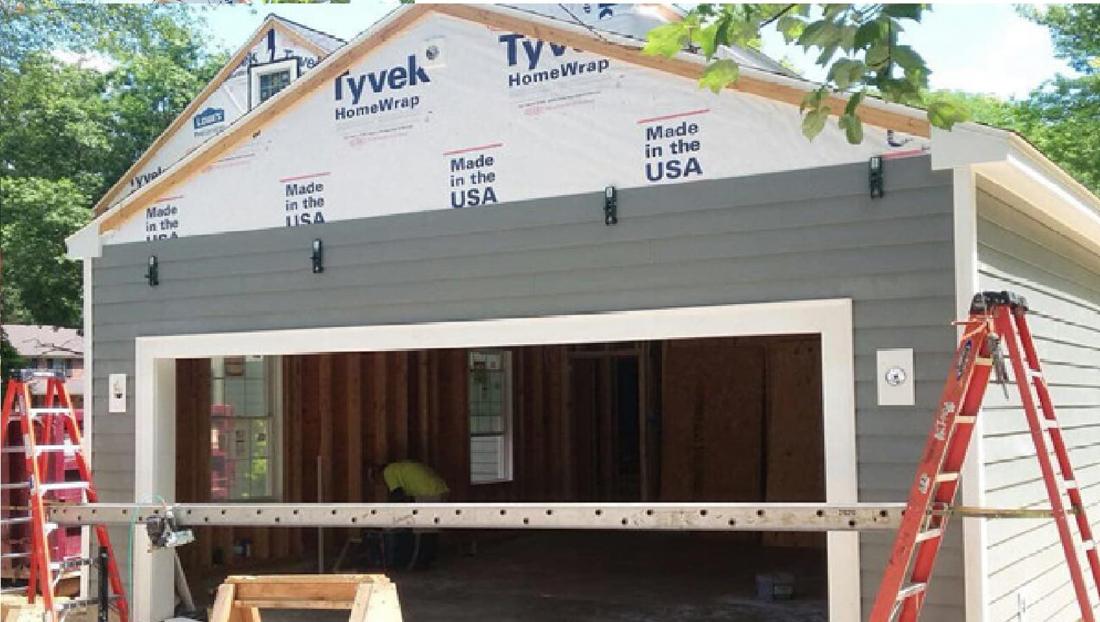 Fiber cement siding example